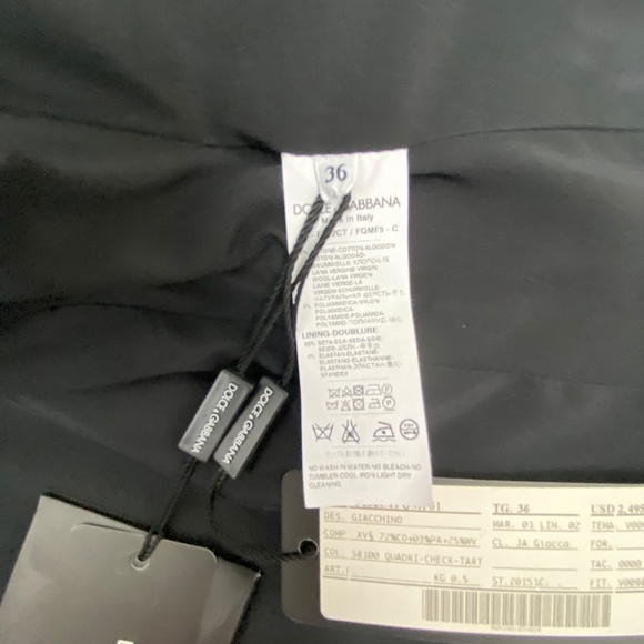 Dolce and Gabbana Size 36 US Size 0 Jacket Womens NWT - Picture 7 of 9